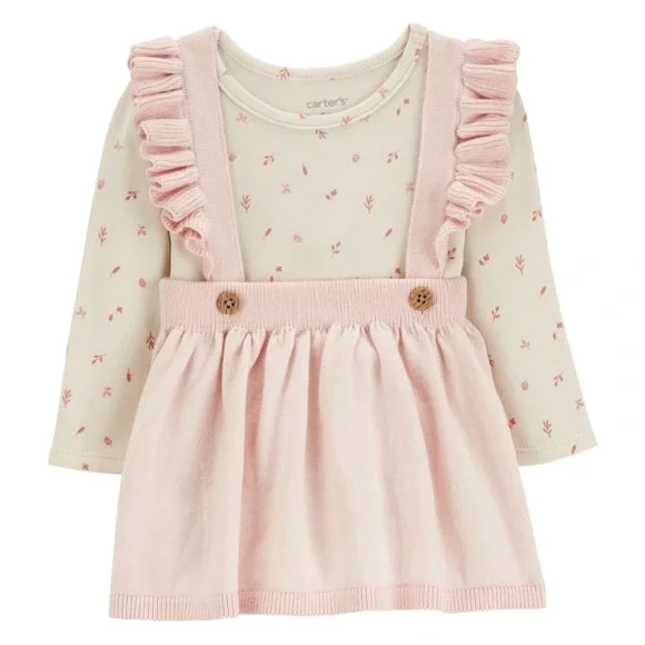 Carters 2-piece long-sleeve bodysuit & sweater knit jumper set - Picture 2 of 7